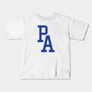 PA Dodger Logo - White Kids T-Shirt